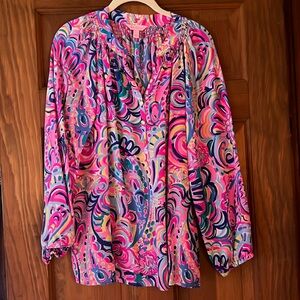 Lilly Pulitzer Elsa silk shirt